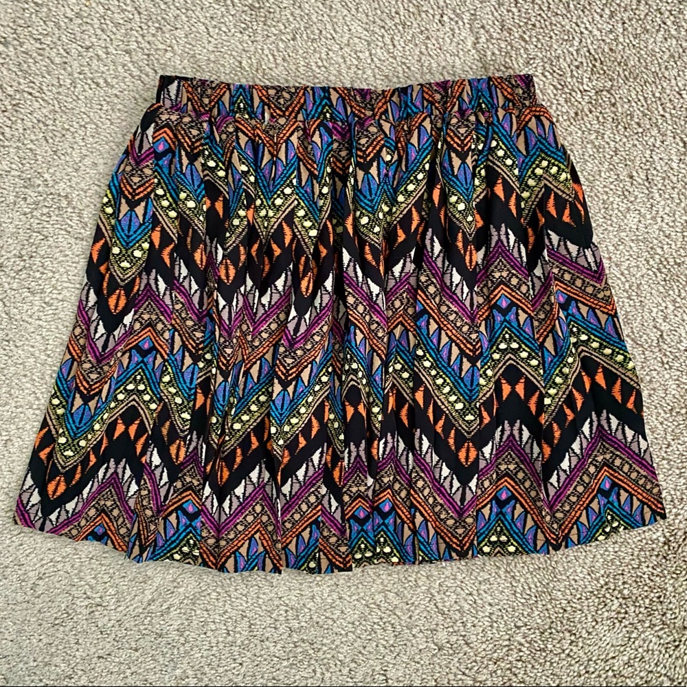 Millau Aztec Print Skirt